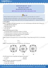 Đề thi giữa học kì 1 KHTN 7 Kết nối tri thức - Đề số 7